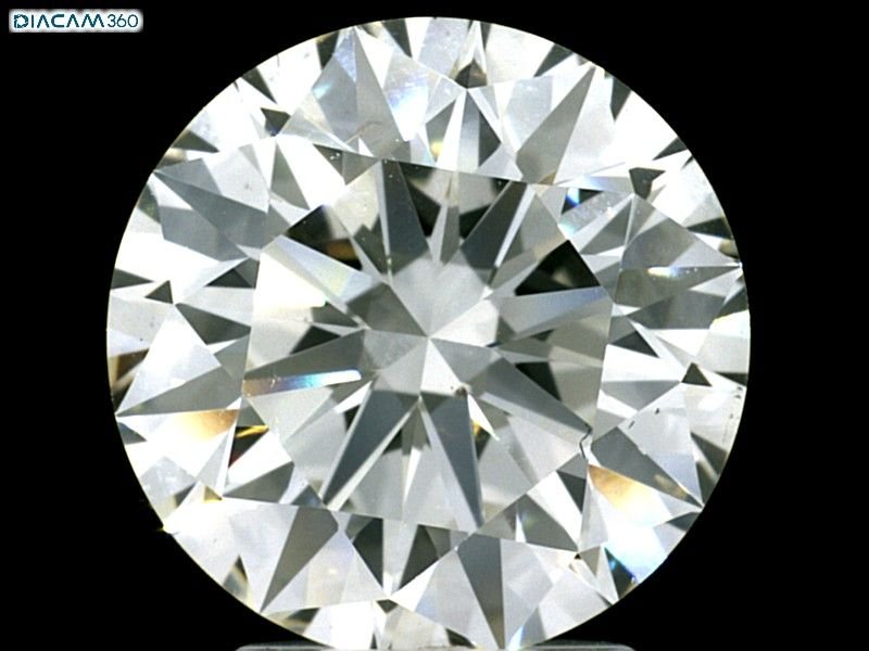 3.53ct J VS1 Rare Carat Ideal Cut Round Diamond