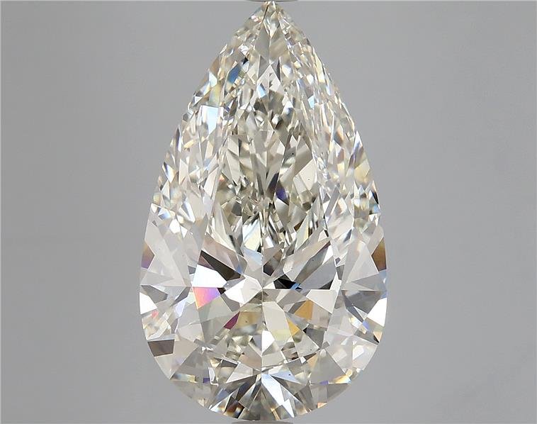 6.84ct I VS1 Rare Carat Ideal Cut Pear Lab Grown Diamond