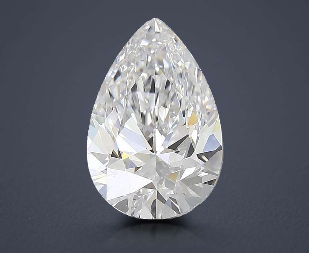 3.00 Carat Pear Lab Diamond