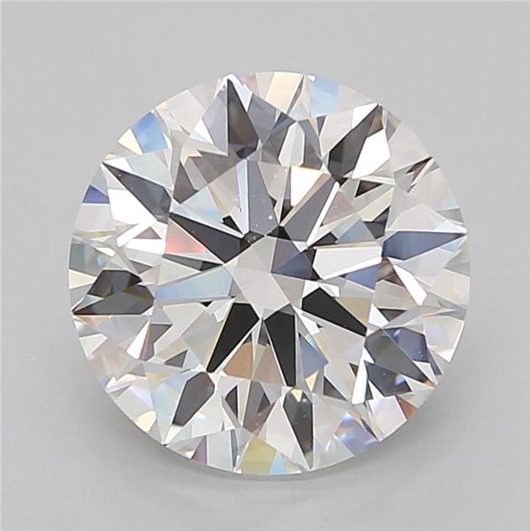 4.26ct E VVS2 Rare Carat Ideal Cut Round Lab Grown Diamond