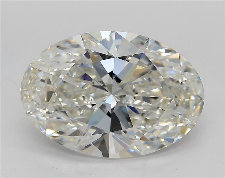 5.09ct G VS1 Rare Carat Ideal Cut Oval Lab Grown Diamond