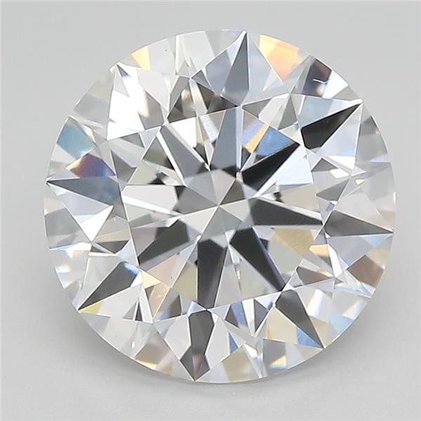 4.06ct E VS1 Rare Carat Ideal Cut Round Lab Grown Diamond