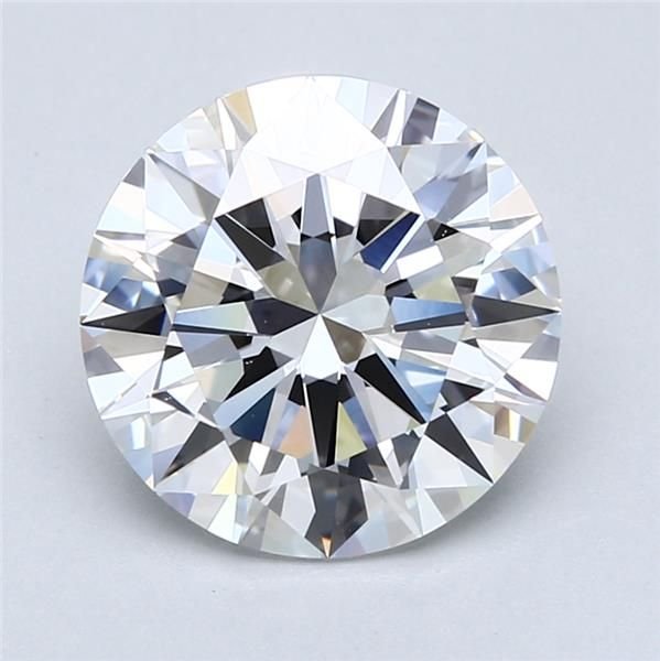 4.01ct E VS2 Rare Carat Ideal Cut Round Diamond