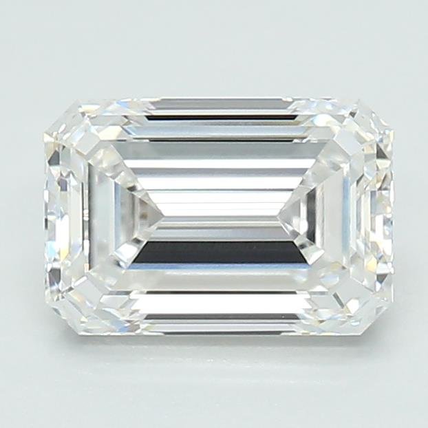 1.41ct D VVS2 Rare Carat Ideal Cut Emerald Lab Grown Diamond