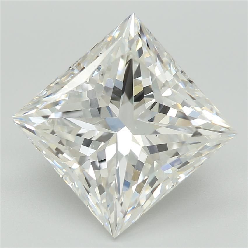 4.07ct E VS2 Rare Carat Ideal Cut Princess Lab Grown Diamond