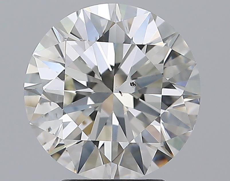 3.20ct J SI2 Rare Carat Ideal Cut Round Diamond