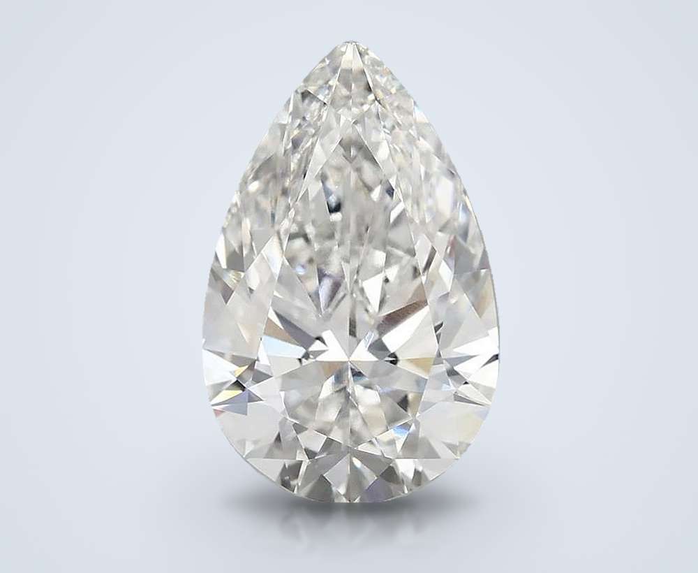 3.91 Carat Pear Lab Diamond