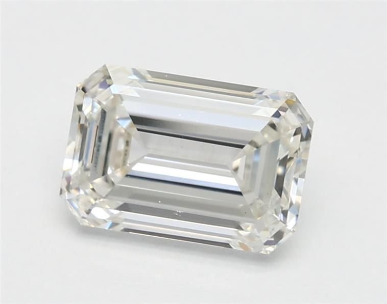 1.05ct H VS1 Rare Carat Ideal Cut Emerald Lab Grown Diamond