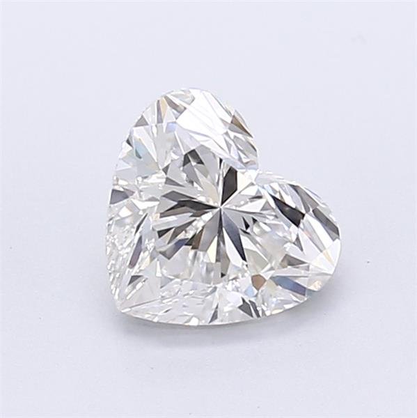 1.11ct G VVS2 Rare Carat Ideal Cut Heart Lab Grown Diamond