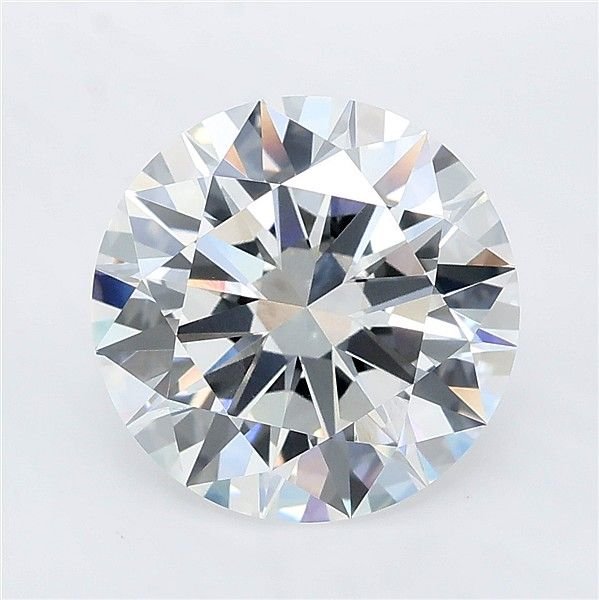 5.02ct E VVS2 Excellent Cut Round Lab Grown Diamond