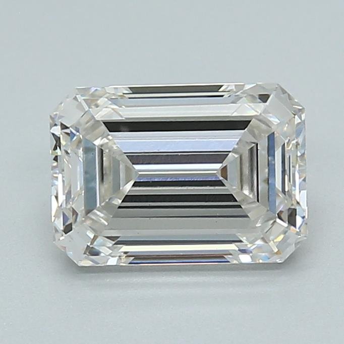1.55ct G VS1 Rare Carat Ideal Cut Emerald Lab Grown Diamond