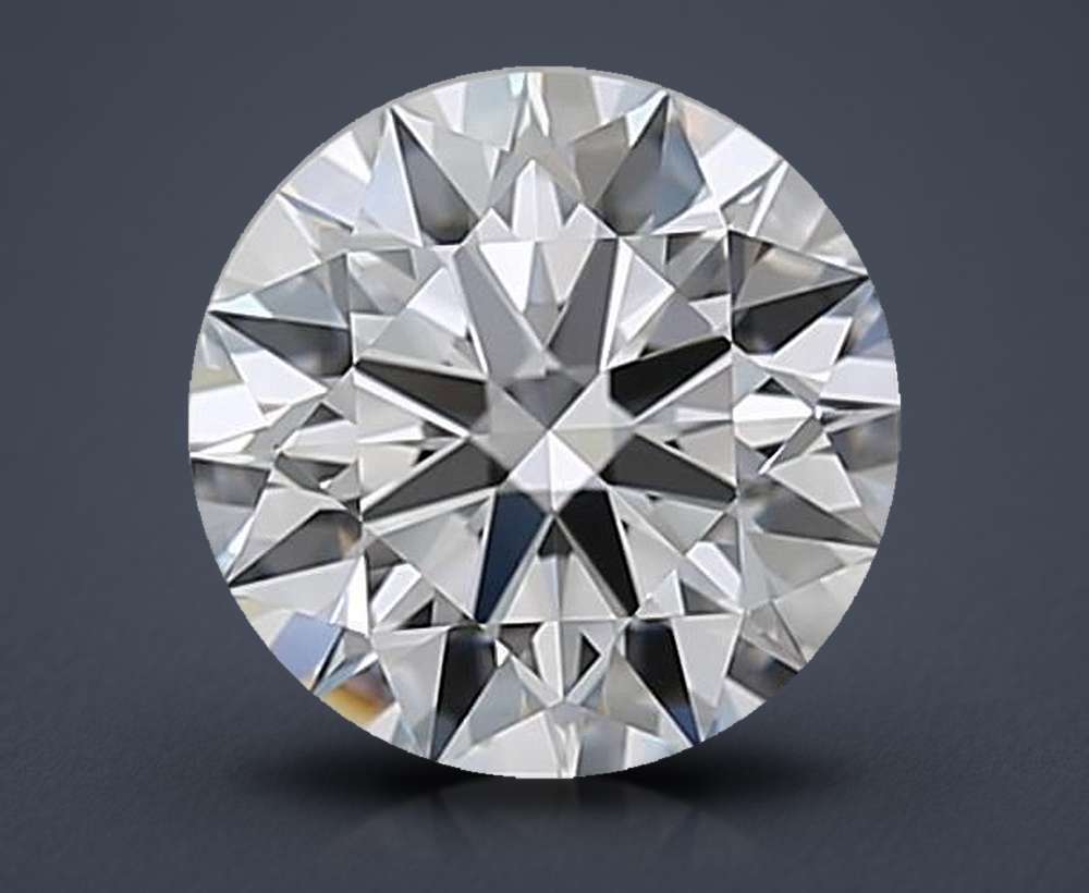 1.63 Carat Round Natural Diamond
