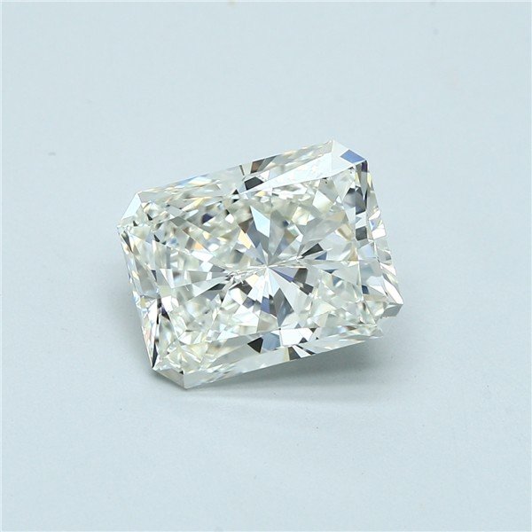 4.01ct J SI1 Rare Carat Ideal Cut Radiant Diamond