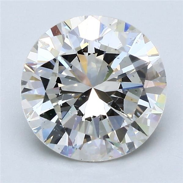 3.10ct J SI2 Good Cut Round Diamond