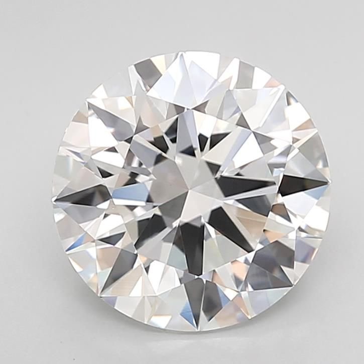 3.40ct E VVS2 Rare Carat Ideal Cut Round Lab Grown Diamond