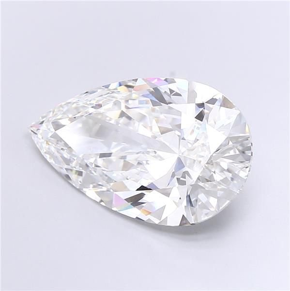 15.04ct F VVS2 Excellent Cut Pear Lab Grown Diamond