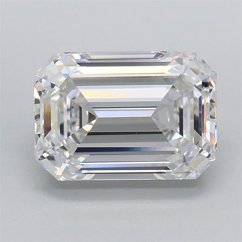 2.09ct F VVS2 Rare Carat Ideal Cut Emerald Lab Grown Diamond