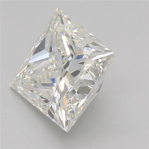 1.58ct F VVS2 Rare Carat Ideal Cut Princess Lab Grown Diamond