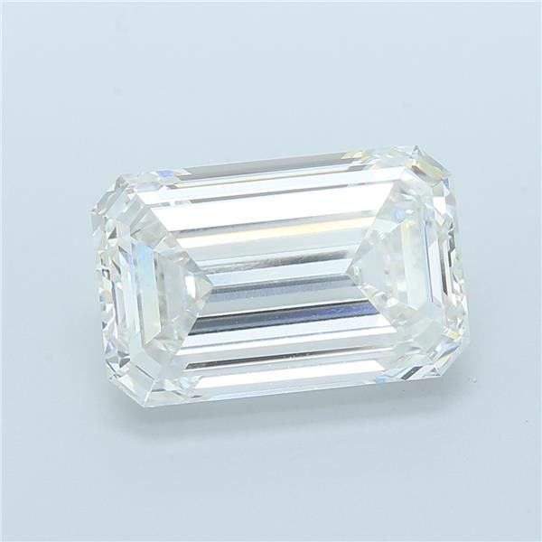 10.15ct H VVS2 Rare Carat Ideal Cut Emerald Lab Grown Diamond