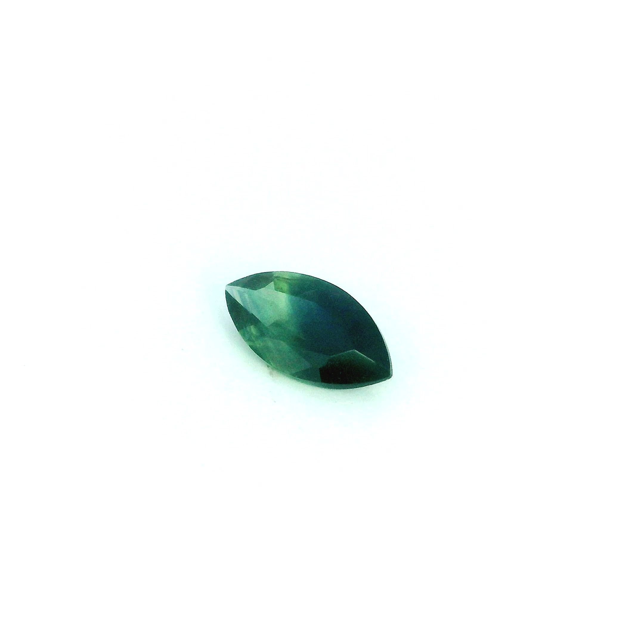 0.51 Carat Blue Marquise Sapphire