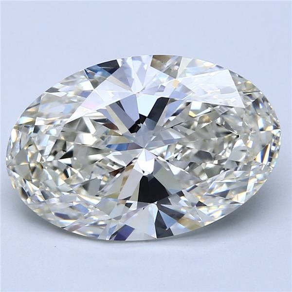 7.05ct H VS1 Rare Carat Ideal Cut Oval Lab Grown Diamond