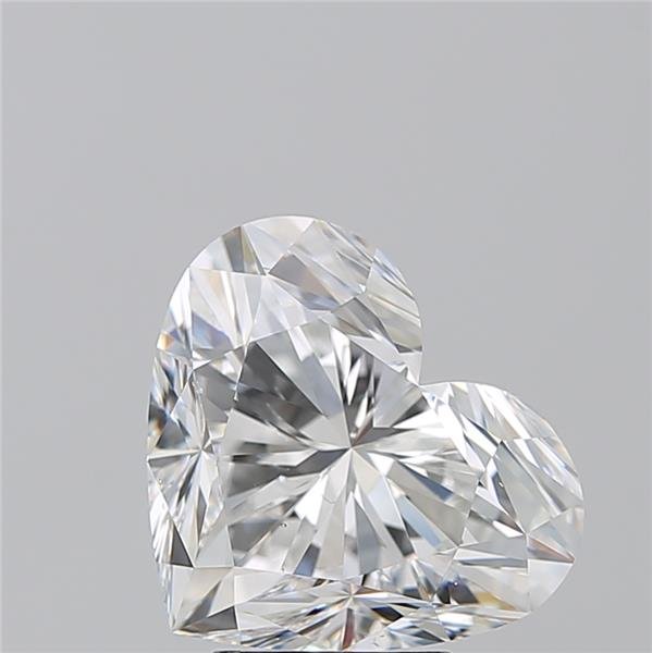 5.01ct E SI1 Rare Carat Ideal Cut Heart Diamond