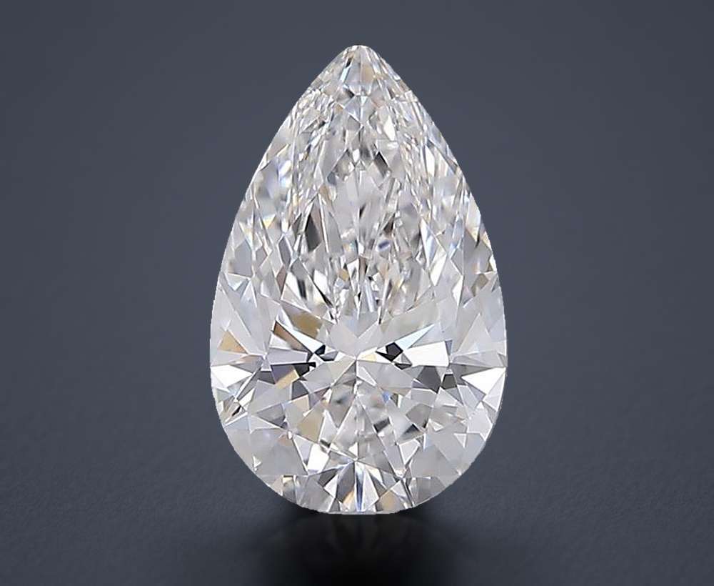 1.54 Carat Pear Lab Diamond