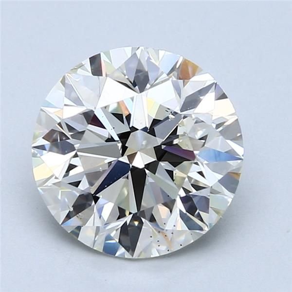 3.51ct K SI1 Excellent Cut Round Diamond