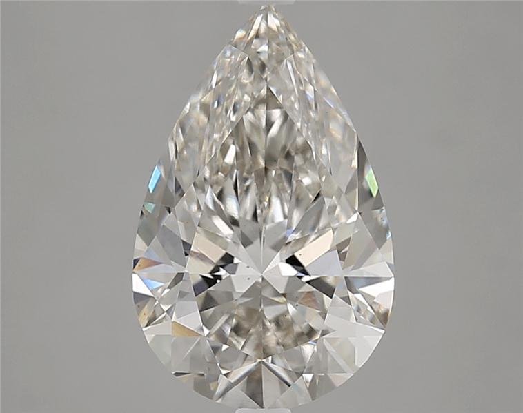 3.60ct I VS2 Rare Carat Ideal Cut Pear Lab Grown Diamond