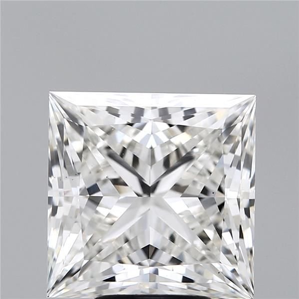 6.11ct G VS1 Rare Carat Ideal Cut Princess Lab Grown Diamond