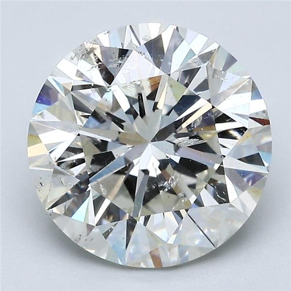 4.10ct I SI2 Very Good Cut Round Diamond