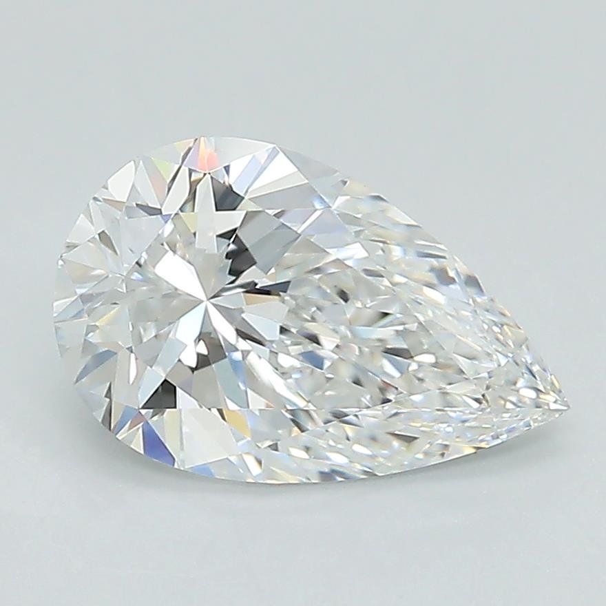 1.81ct D VS1 Rare Carat Ideal Cut Pear Lab Grown Diamond