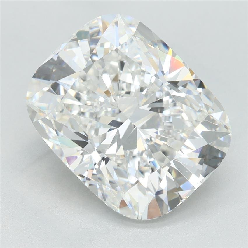 4.38ct E VVS2 Rare Carat Ideal Cut Cushion Lab Grown Diamond