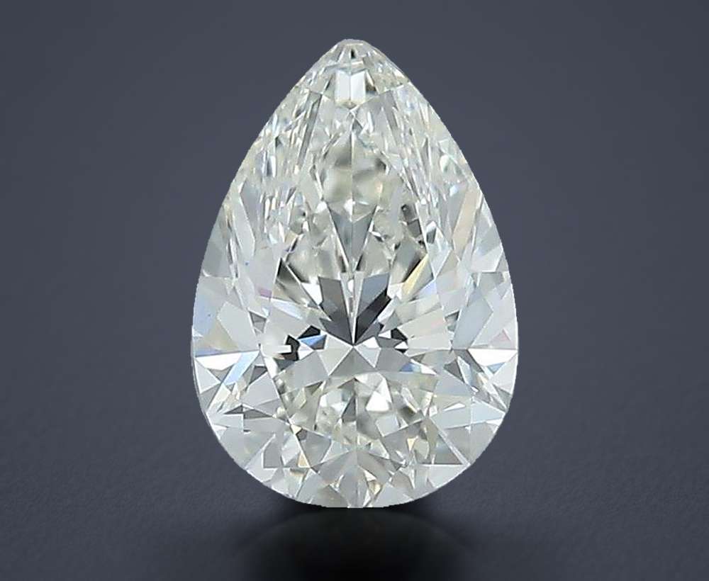 0.90 Carat Pear Natural Diamond