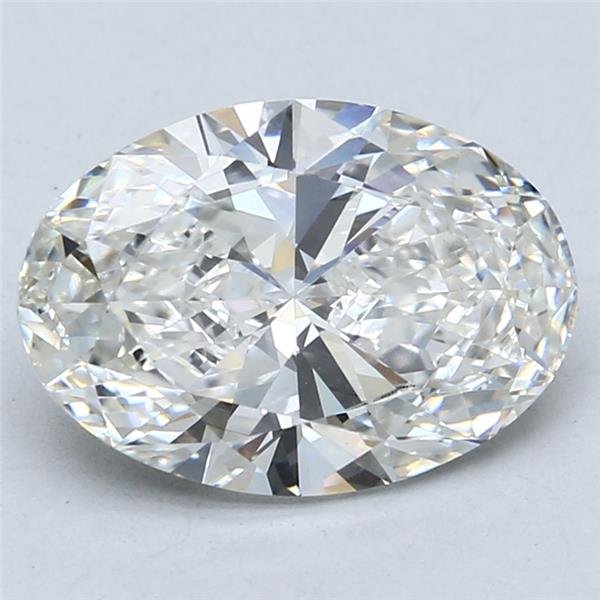 3.26ct G VS1 Rare Carat Ideal Cut Oval Lab Grown Diamond
