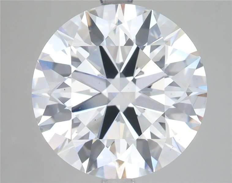 7.08 Carat Round Lab Diamond