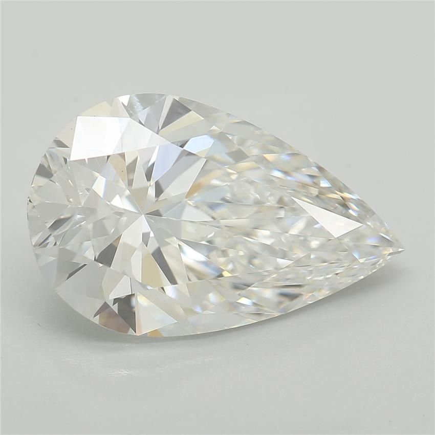 3.58ct E VS1 Rare Carat Ideal Cut Pear Lab Grown Diamond