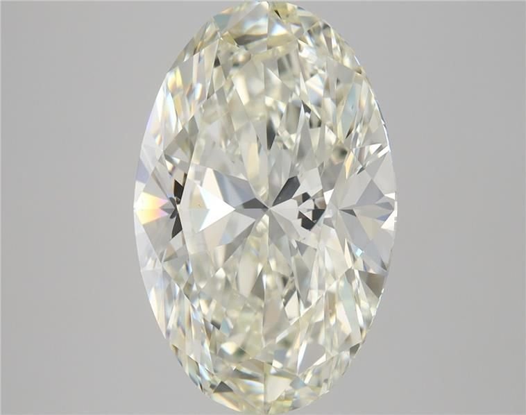 3.05ct K VS2 Rare Carat Ideal Cut Oval Diamond