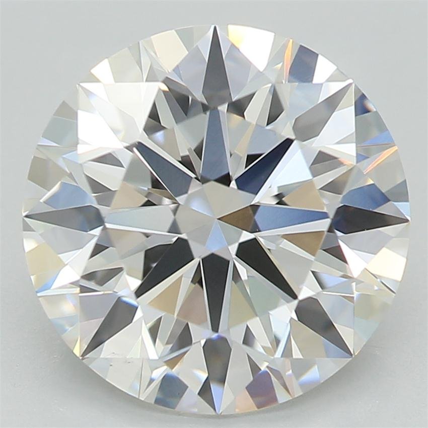 3.10ct F VS1 Rare Carat Ideal Cut Round Lab Grown Diamond