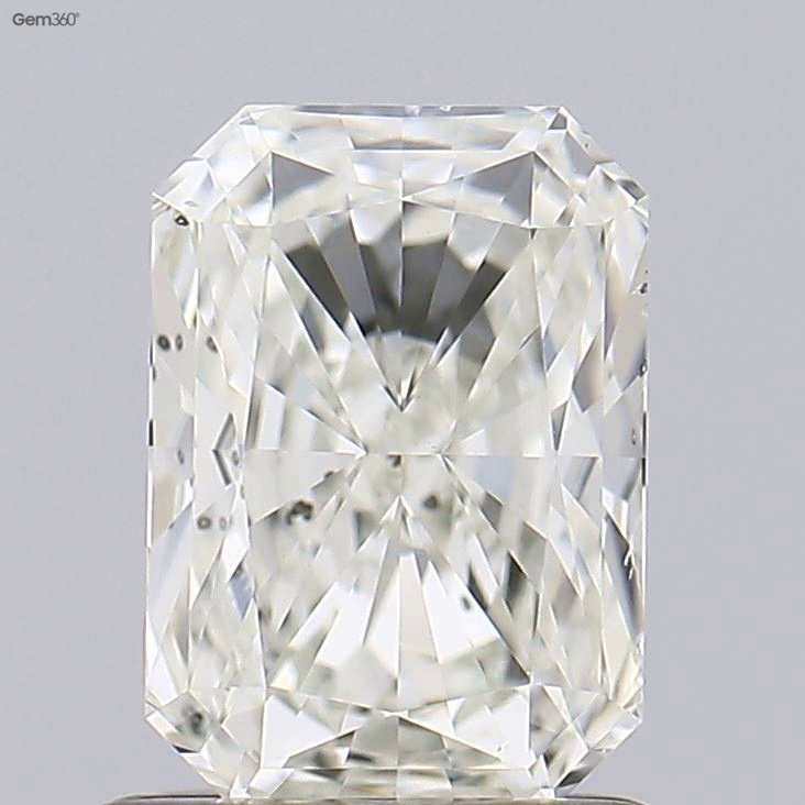 1.01ct K SI2 Rare Carat Ideal Cut Radiant Diamond