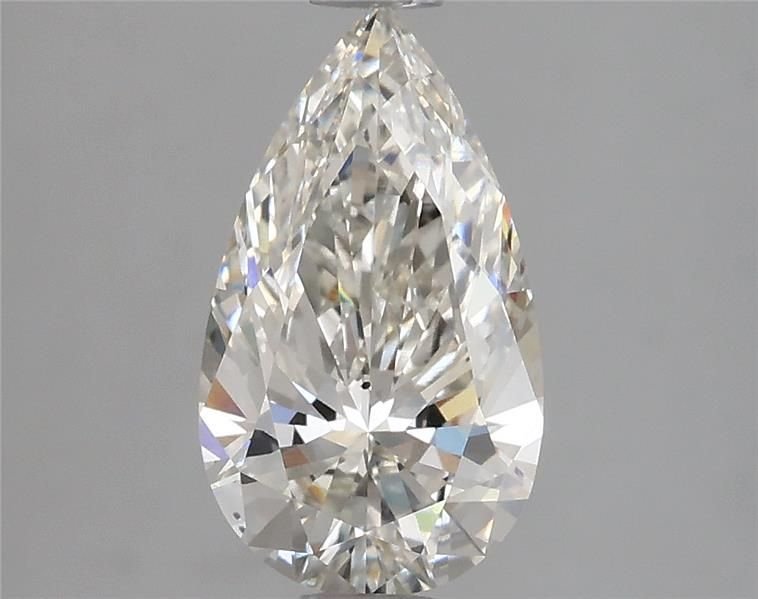 1.65ct H VS2 Rare Carat Ideal Cut Pear Lab Grown Diamond