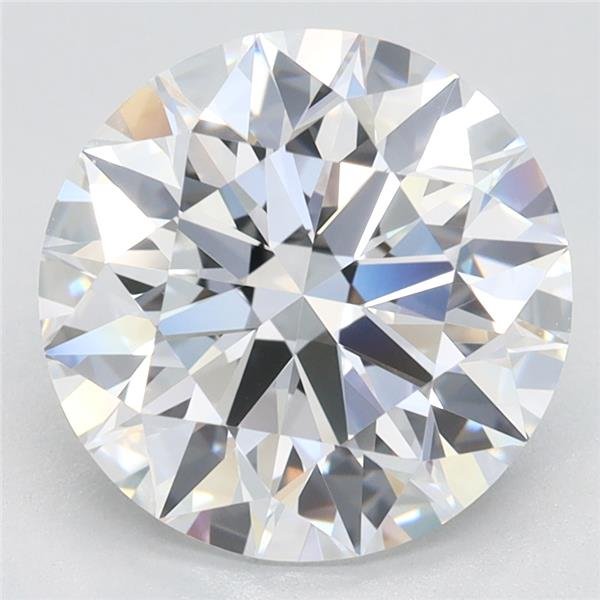 3.20ct D VVS1 Rare Carat Ideal Cut Round Lab Grown Diamond