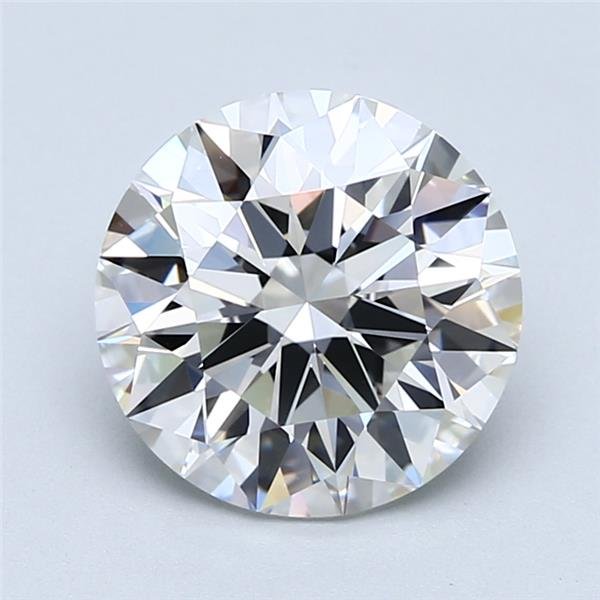 3.24ct H VVS1 Rare Carat Ideal Cut Round Diamond