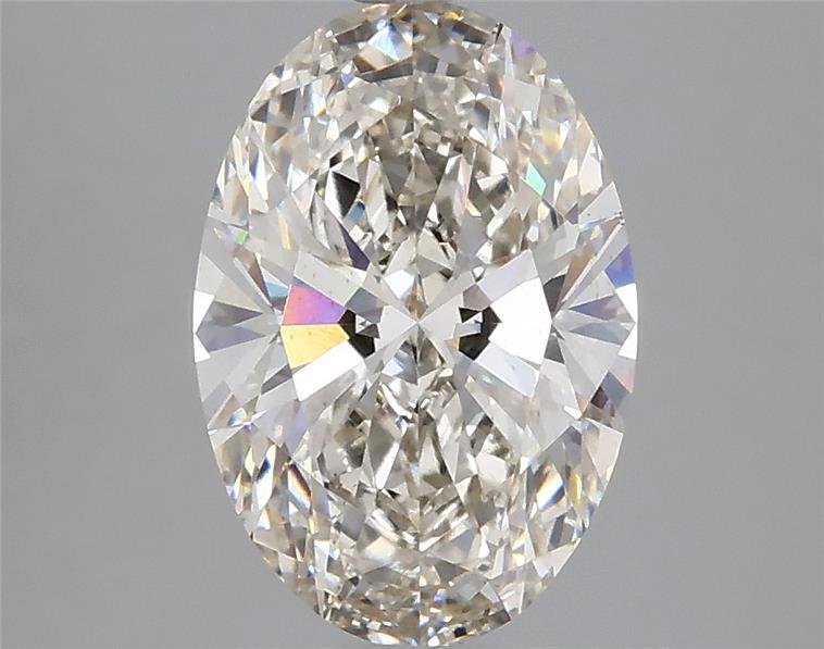 2.26ct H VS2 Rare Carat Ideal Cut Oval Lab Grown Diamond