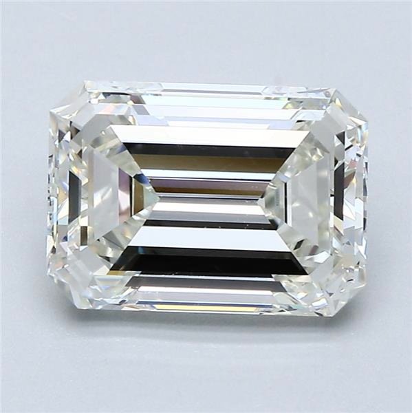 3.02ct I VVS2 Very Good Cut Emerald Diamond