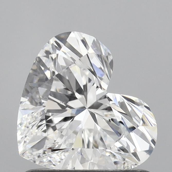 0.87ct D VS1 Rare Carat Ideal Cut Heart Lab Grown Diamond