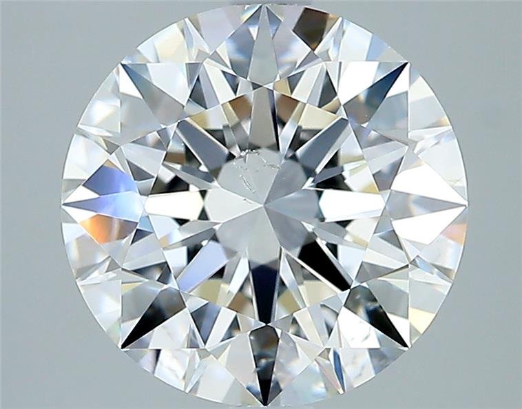 3.20ct G SI1 Rare Carat Ideal Cut Round Diamond