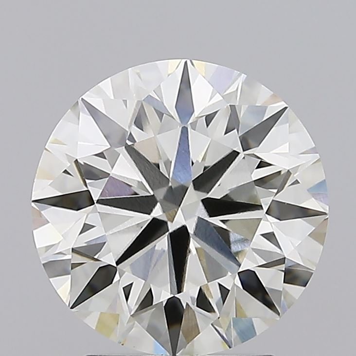 2.56ct J VVS2 Excellent Cut Round Lab Grown Diamond