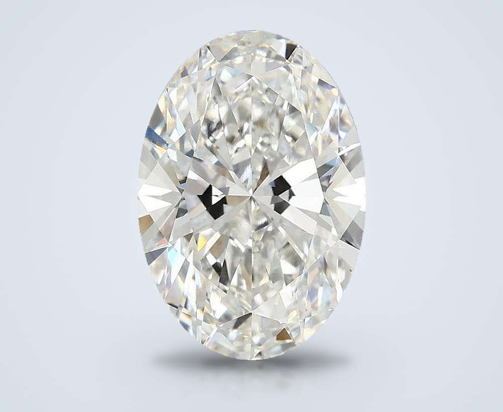 3.69 Carat Oval Lab Diamond