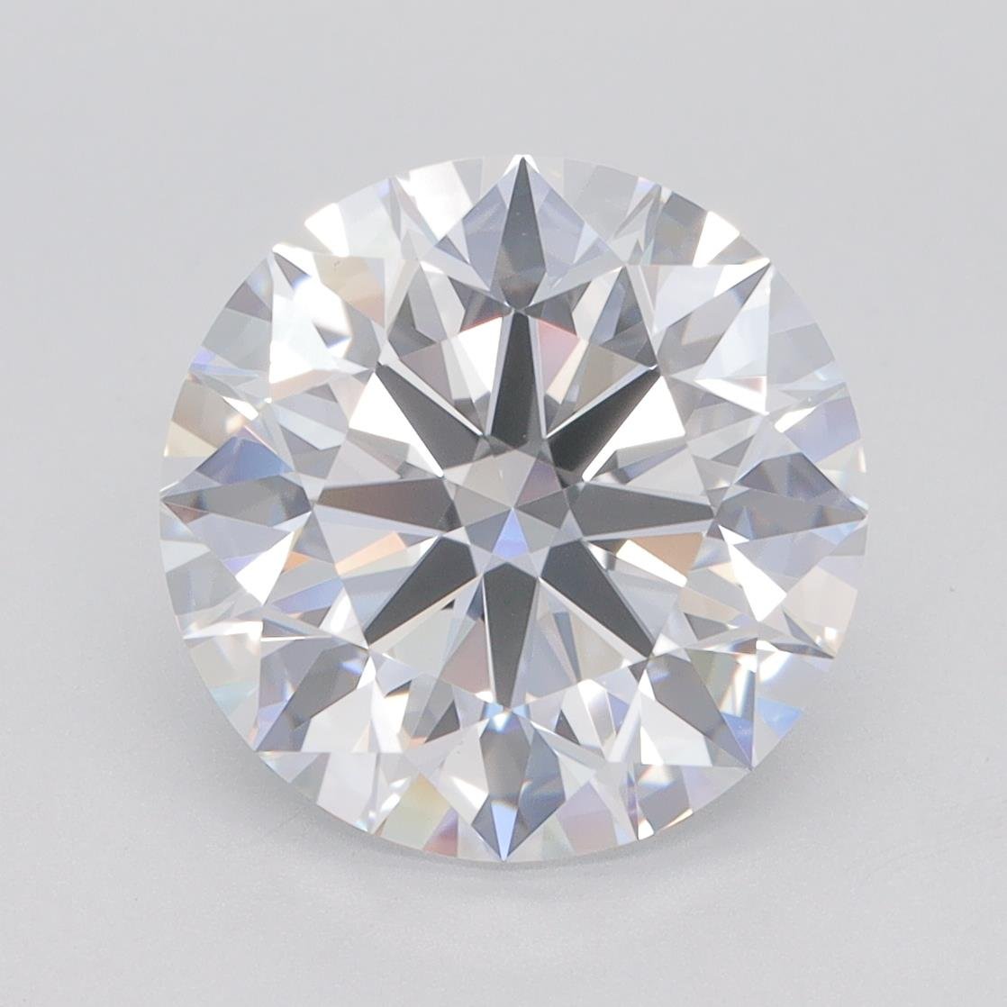 4.27ct D VVS2 Rare Carat Ideal Cut Round Lab Grown Diamond